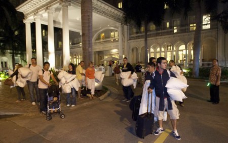 Evacuação no Hawaii